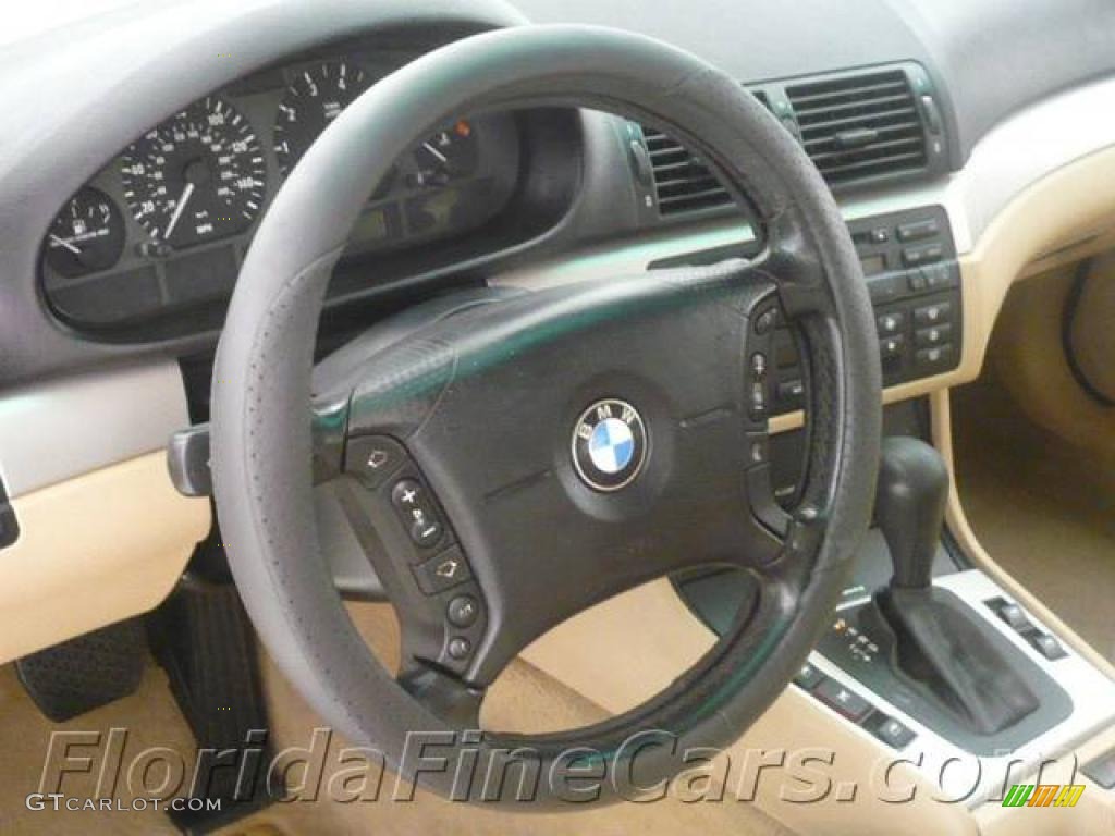 2003 3 Series 325i Sedan - Jet Black / Beige photo #16