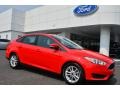 2015 Race Red Ford Focus SE Sedan  photo #1