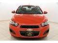 2012 Inferno Orange Metallic Chevrolet Sonic LT Sedan  photo #2