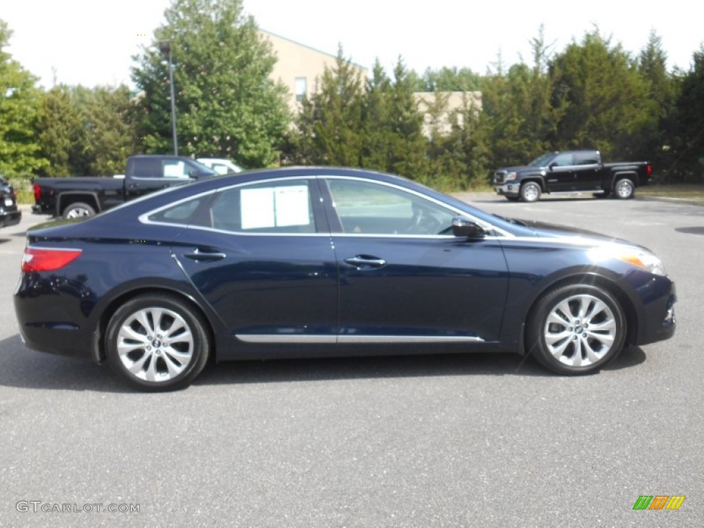 2013 Azera  - Midnight Blue Pearl / Graphite Black photo #2