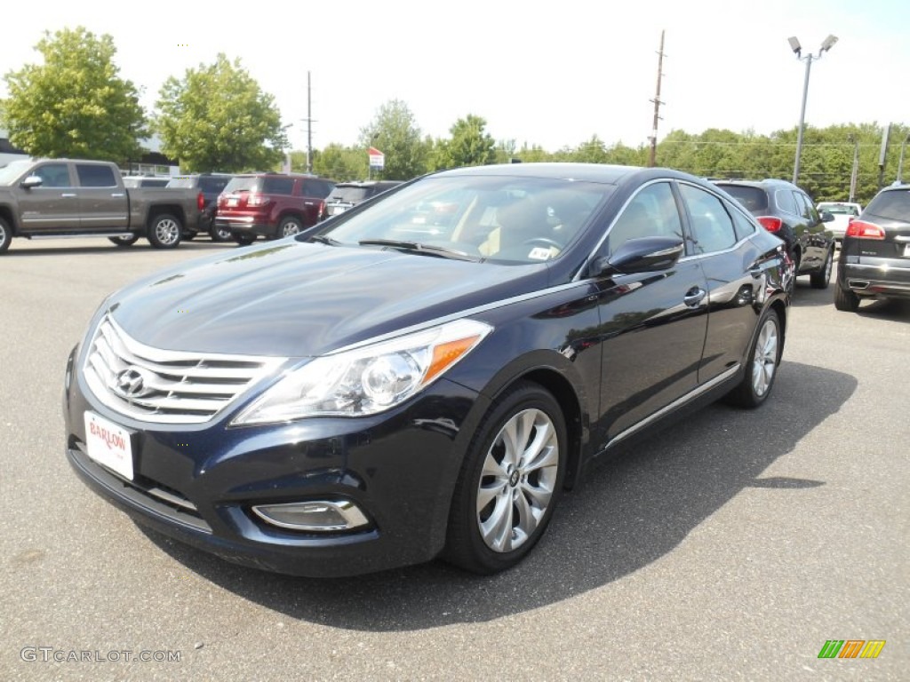 2013 Azera  - Midnight Blue Pearl / Graphite Black photo #5