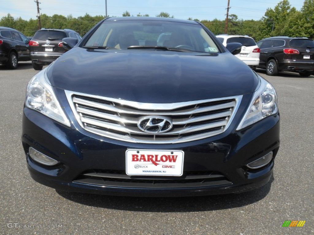 2013 Azera  - Midnight Blue Pearl / Graphite Black photo #6