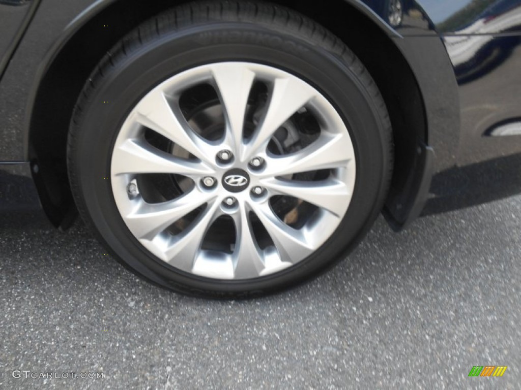 2013 Azera  - Midnight Blue Pearl / Graphite Black photo #8