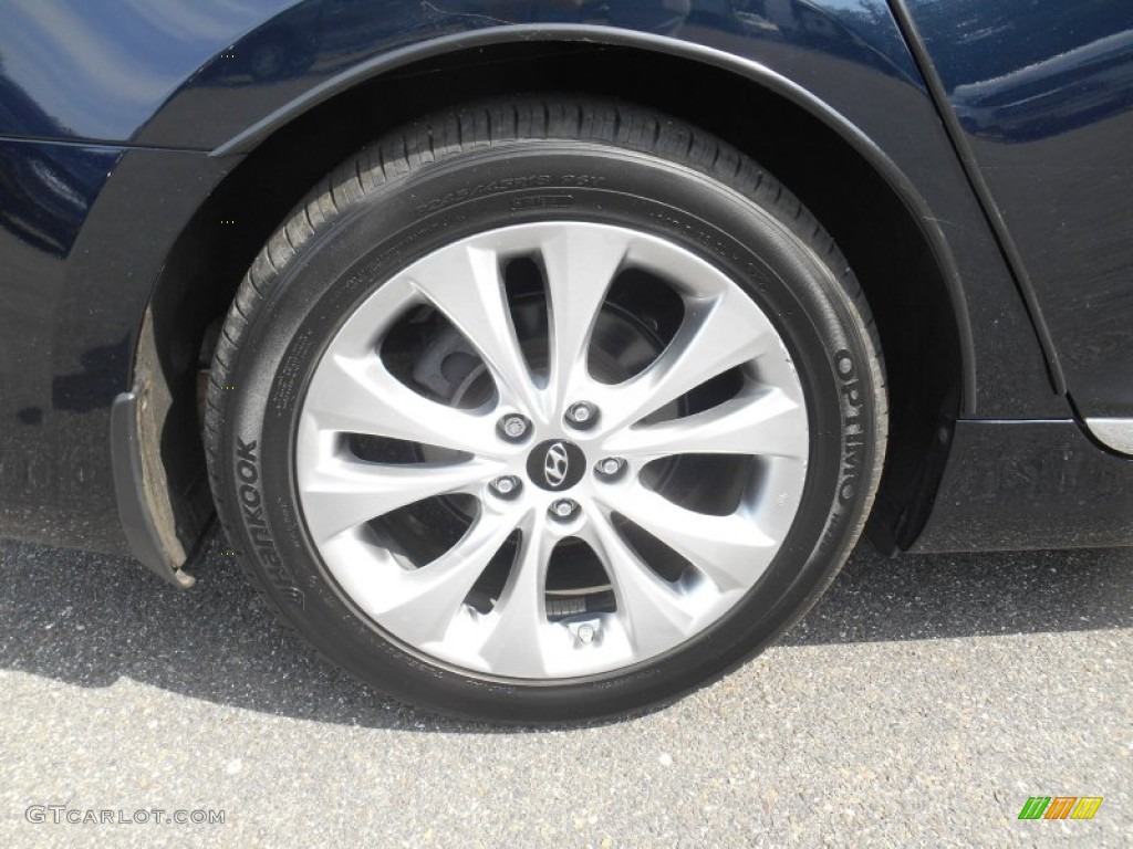 2013 Azera  - Midnight Blue Pearl / Graphite Black photo #9