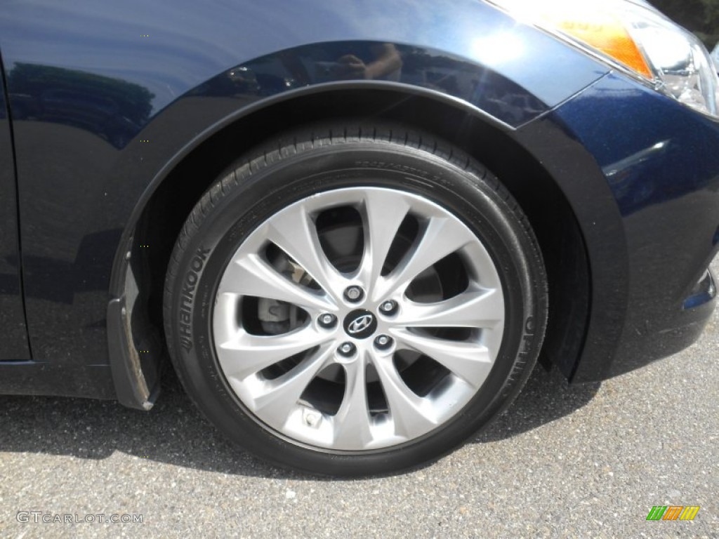 2013 Azera  - Midnight Blue Pearl / Graphite Black photo #10