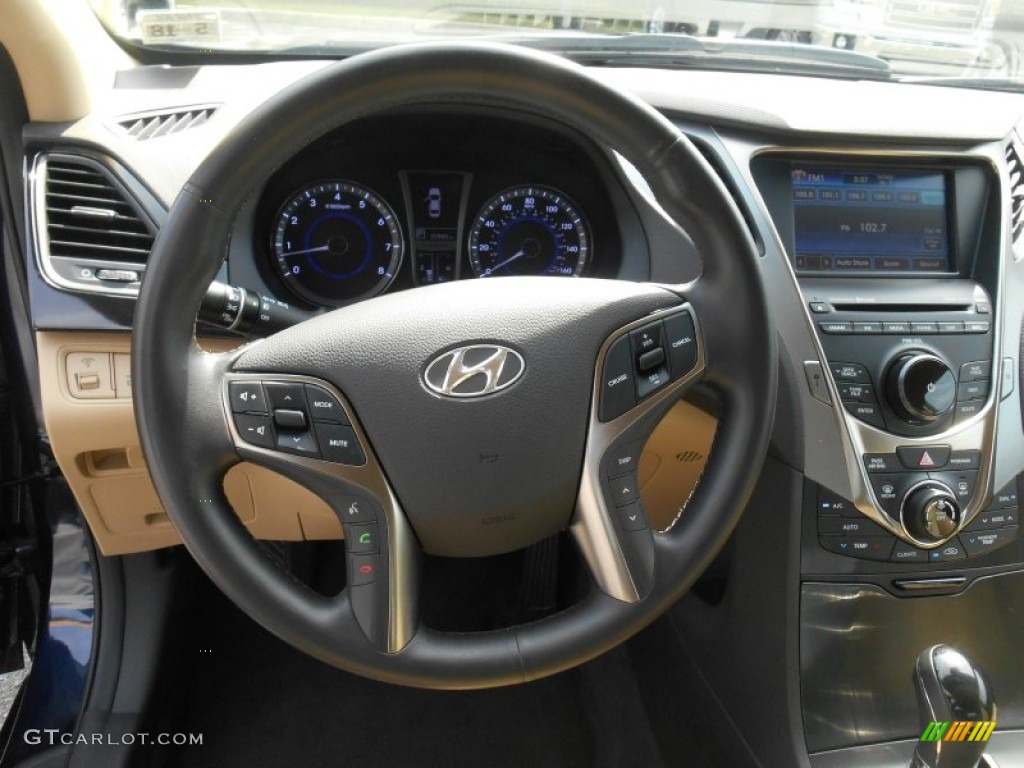 2013 Azera  - Midnight Blue Pearl / Graphite Black photo #16