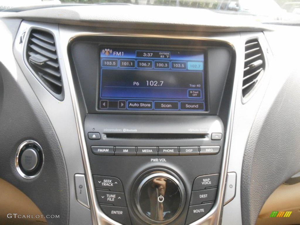 2013 Azera  - Midnight Blue Pearl / Graphite Black photo #18