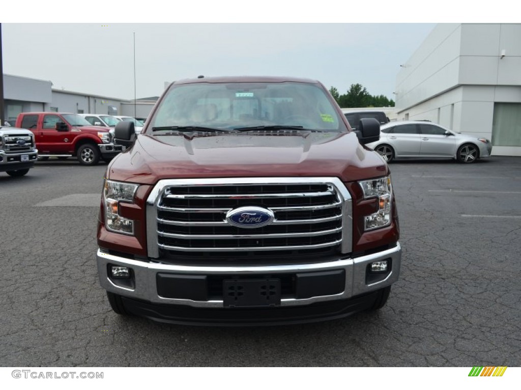 2015 F150 XLT SuperCrew - Bronze Fire Metallic / Medium Earth Gray photo #4