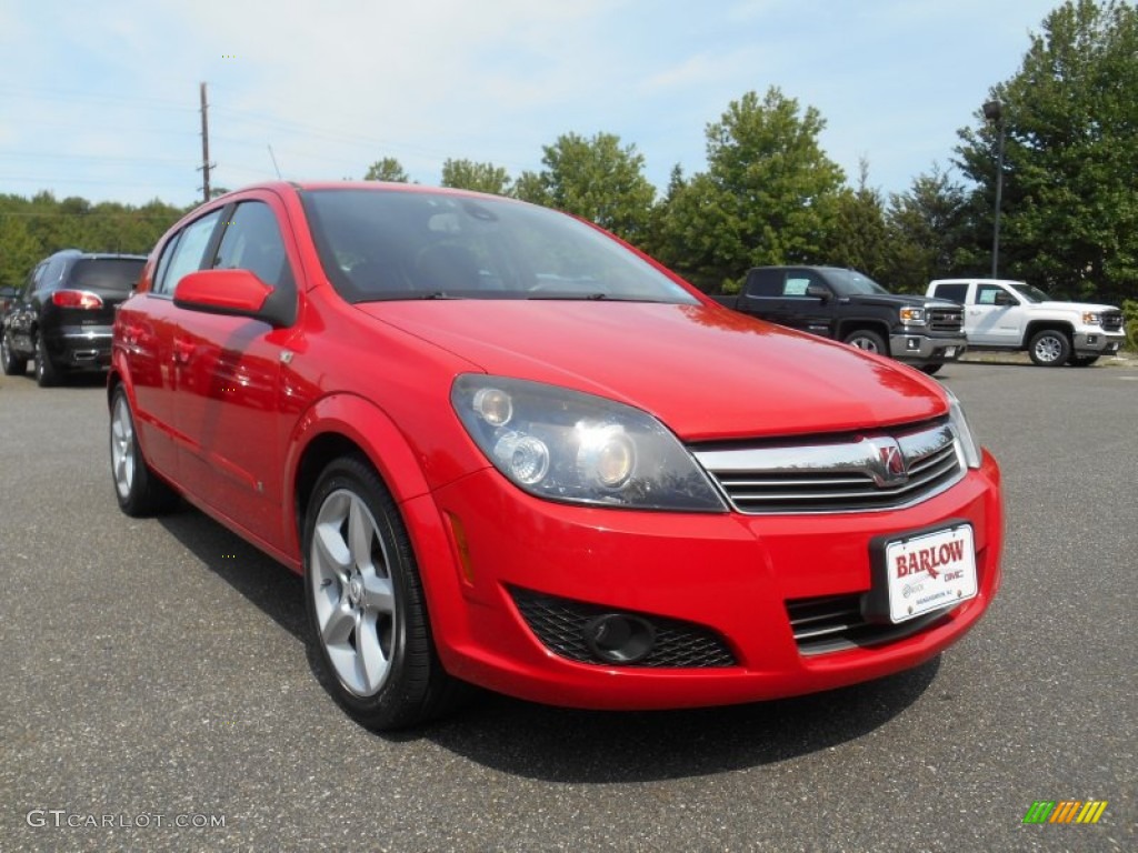 2008 Astra XR Sedan - Salsa Red / Charcoal photo #1