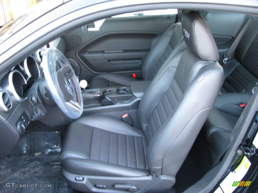 Black/Black Interior 2009 Ford Mustang Shelby GT500KR Coupe Photo #10617386