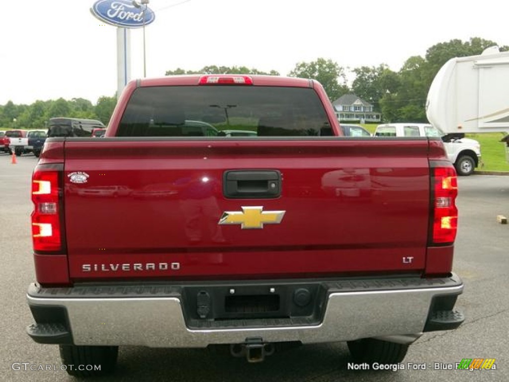 2014 Silverado 1500 LT Crew Cab - Deep Ruby Metallic / Cocoa/Dune photo #4