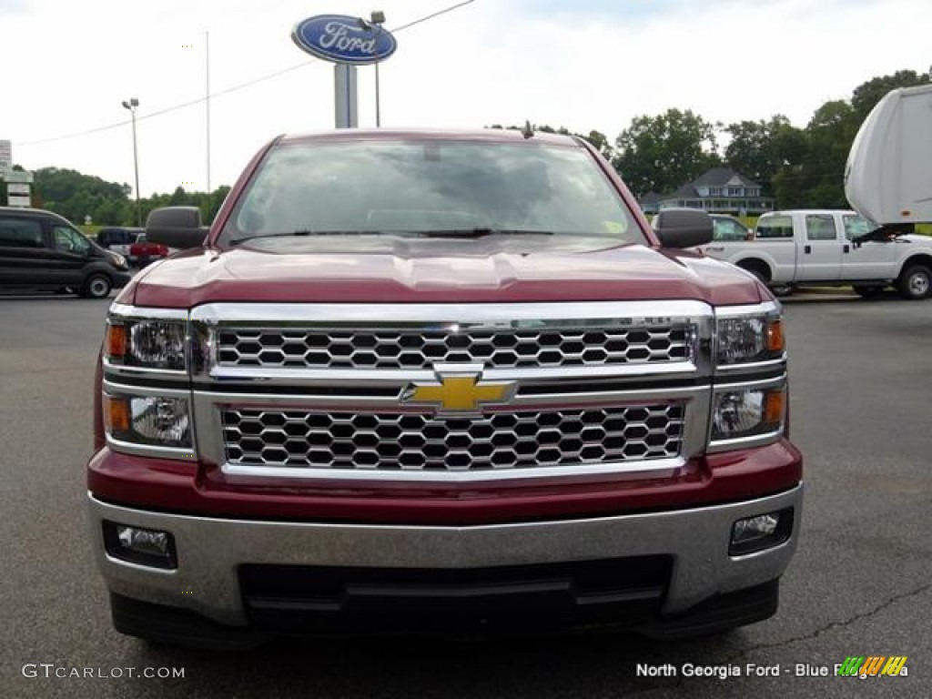 2014 Silverado 1500 LT Crew Cab - Deep Ruby Metallic / Cocoa/Dune photo #8