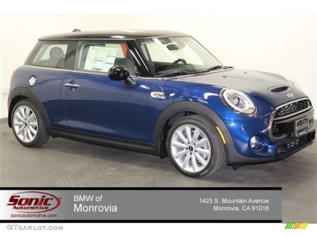 2015 Cooper S Hardtop 2 Door - Deep Blue Metallic / Black Pearl photo #1