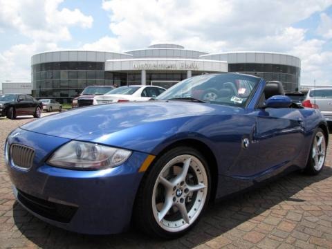 Blue on 2008 Montego Blue Metallic Bmw Z4 3 0i Roadster 2146288 Gtcarlot