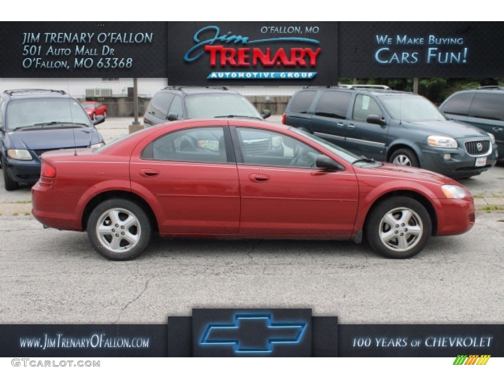 Inferno Red Crystal Pearl Dodge Stratus