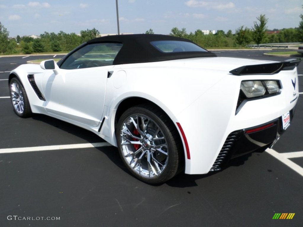Arctic White 2016 Chevrolet Corvette Z06 Convertible Exterior Photo #106177444