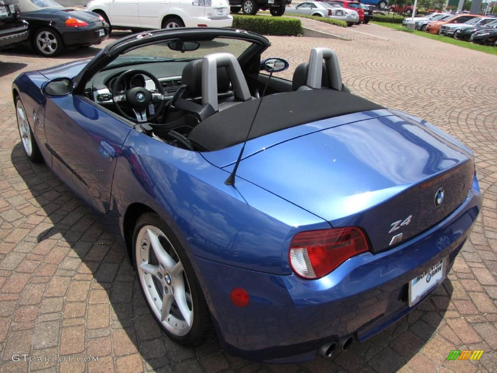 2006 Z4 3.0si Roadster - Montego Blue Metallic / Black photo #11