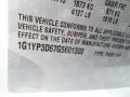2016 Chevrolet Corvette Z06 Convertible Info Tag
