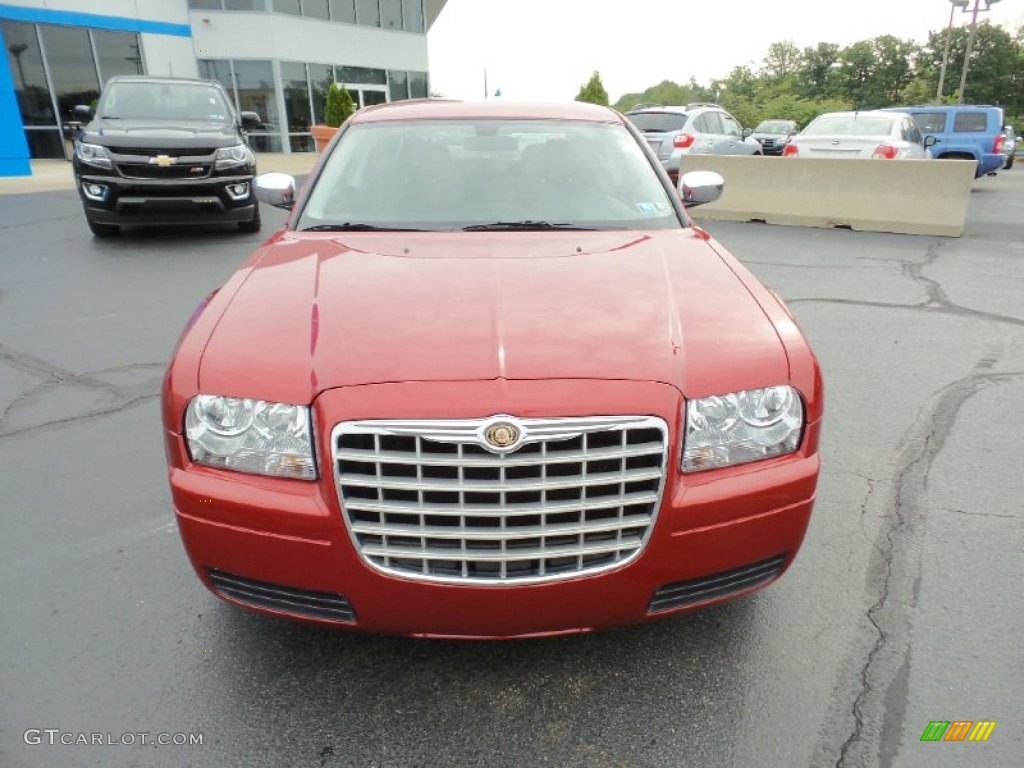 2008 300 LX - Inferno Red Crystal Pearl / Dark Slate Gray photo #2