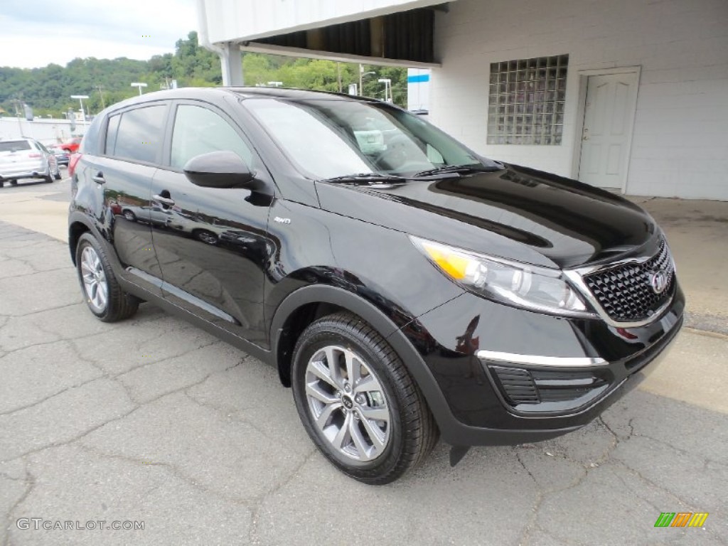 Black Cherry 2016 Kia Sportage LX AWD Exterior Photo #106179007