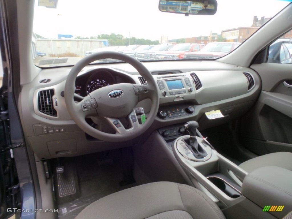 2016 Sportage LX AWD - Twilight Blue / Alpine Gray photo #14