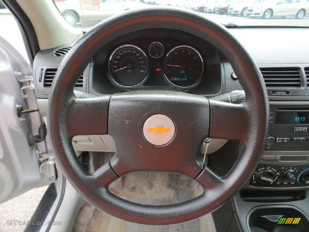 2005 Cobalt Coupe - Ultra Silver Metallic / Gray photo #12