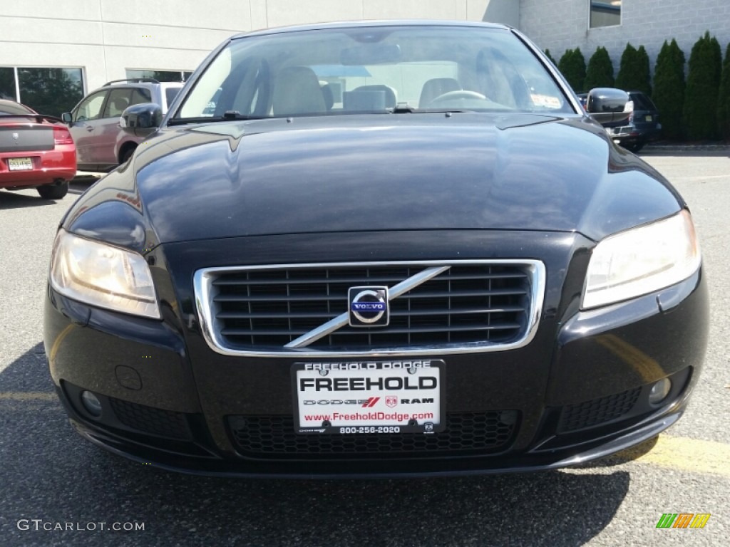 2008 S80 T6 AWD - Black / Sandstone Beige photo #8