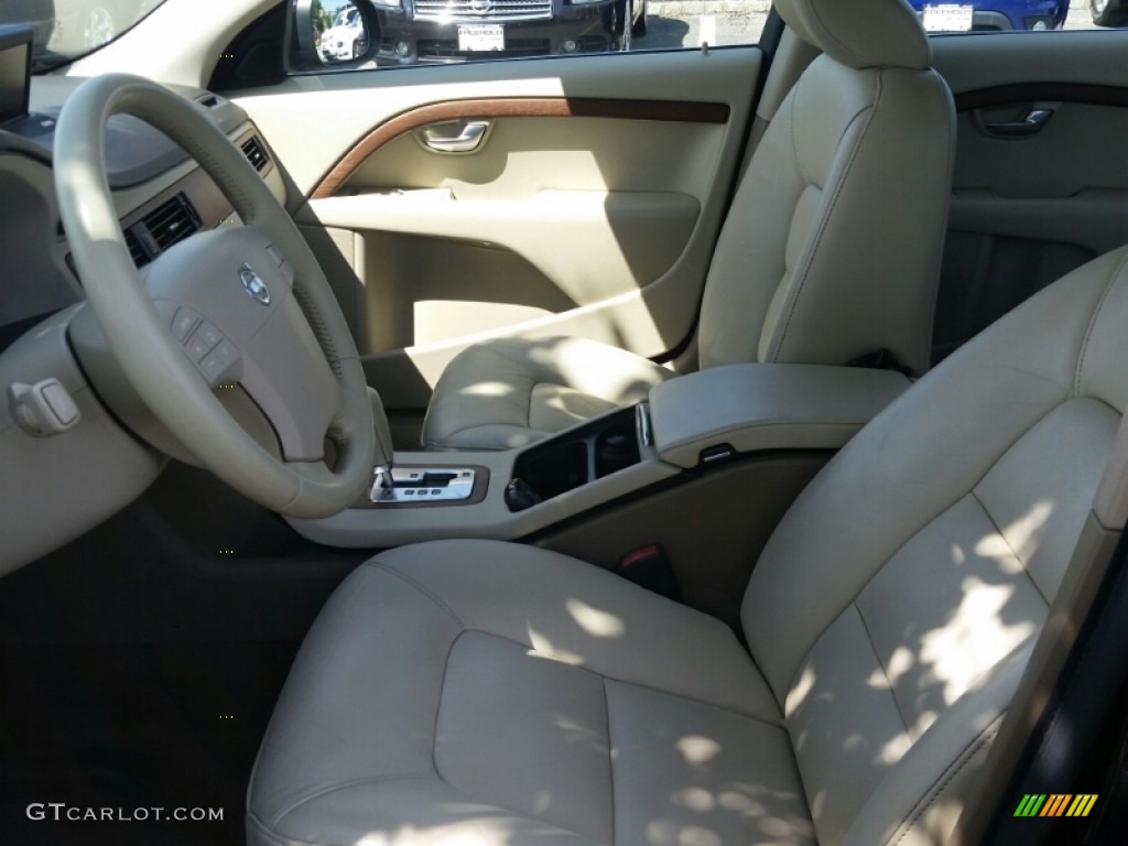 2008 S80 T6 AWD - Black / Sandstone Beige photo #25
