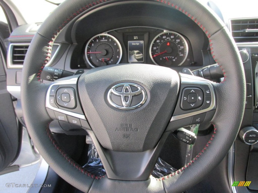 2015 Camry XSE - Celestial Silver Metallic / Black photo #29