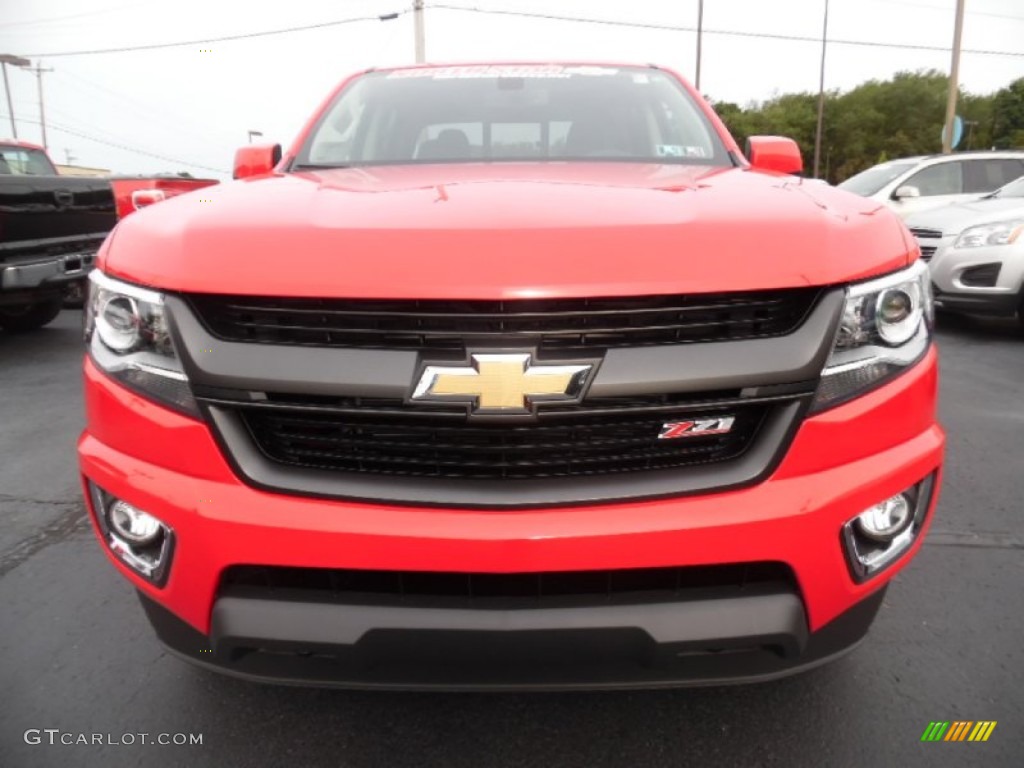 Red Hot 2016 Chevrolet Colorado Z71 Crew Cab 4x4 Exterior Photo #106185322