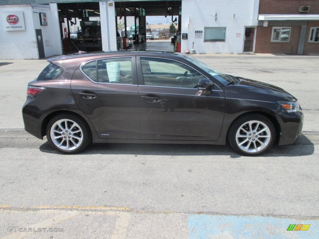 2012 CT 200h Hybrid Premium - Fire Agate Pearl / Caramel Nuluxe photo #2