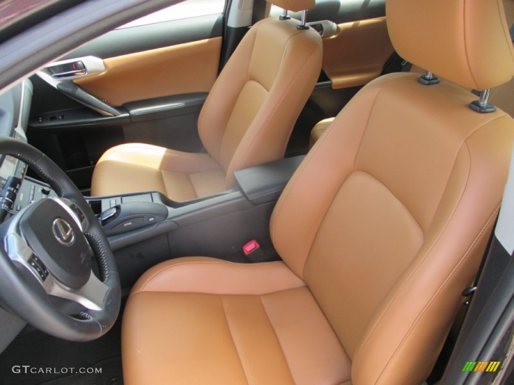 2012 CT 200h Hybrid Premium - Fire Agate Pearl / Caramel Nuluxe photo #4