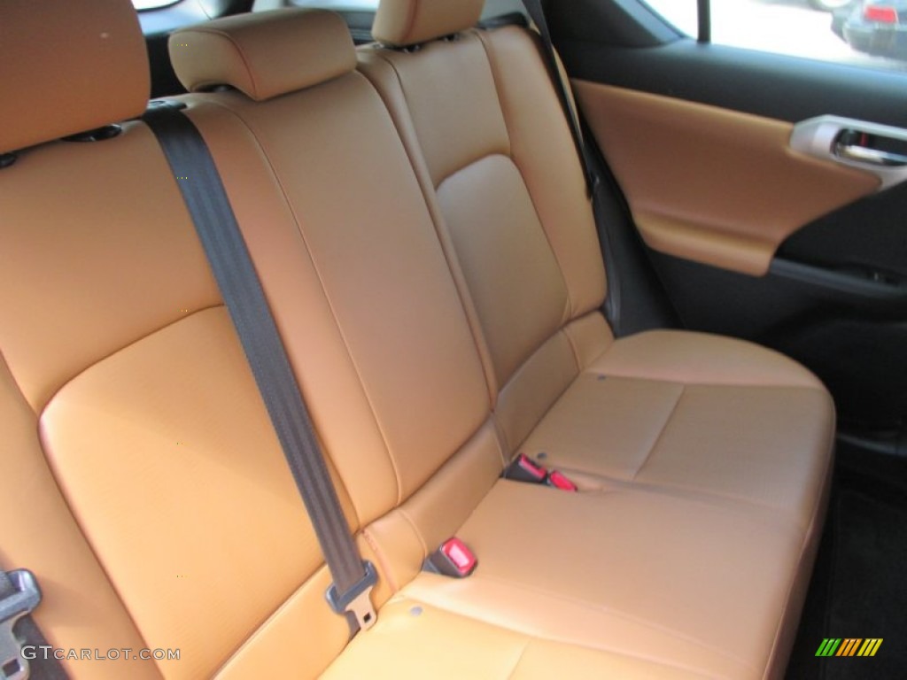 2012 CT 200h Hybrid Premium - Fire Agate Pearl / Caramel Nuluxe photo #12