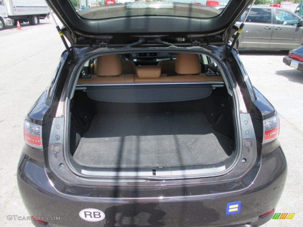 2012 CT 200h Hybrid Premium - Fire Agate Pearl / Caramel Nuluxe photo #14