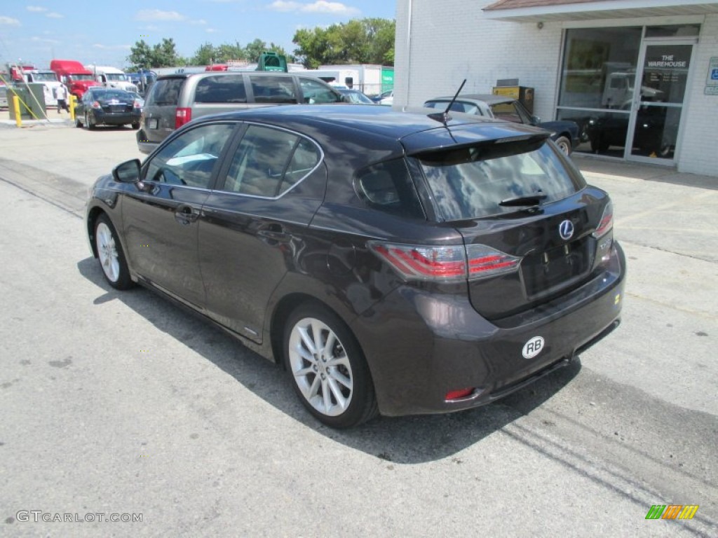 2012 CT 200h Hybrid Premium - Fire Agate Pearl / Caramel Nuluxe photo #16