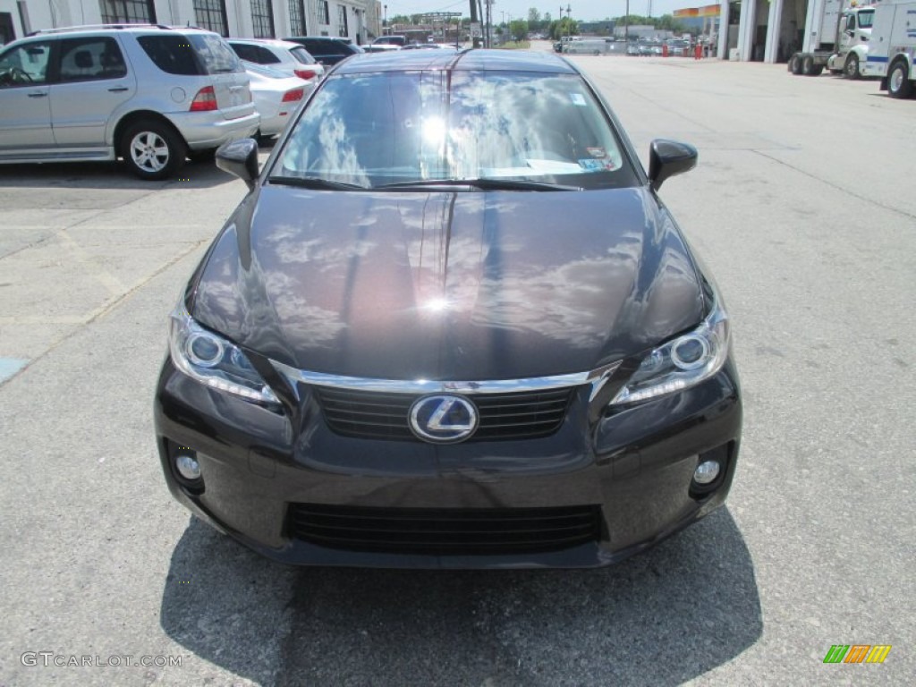 2012 CT 200h Hybrid Premium - Fire Agate Pearl / Caramel Nuluxe photo #17