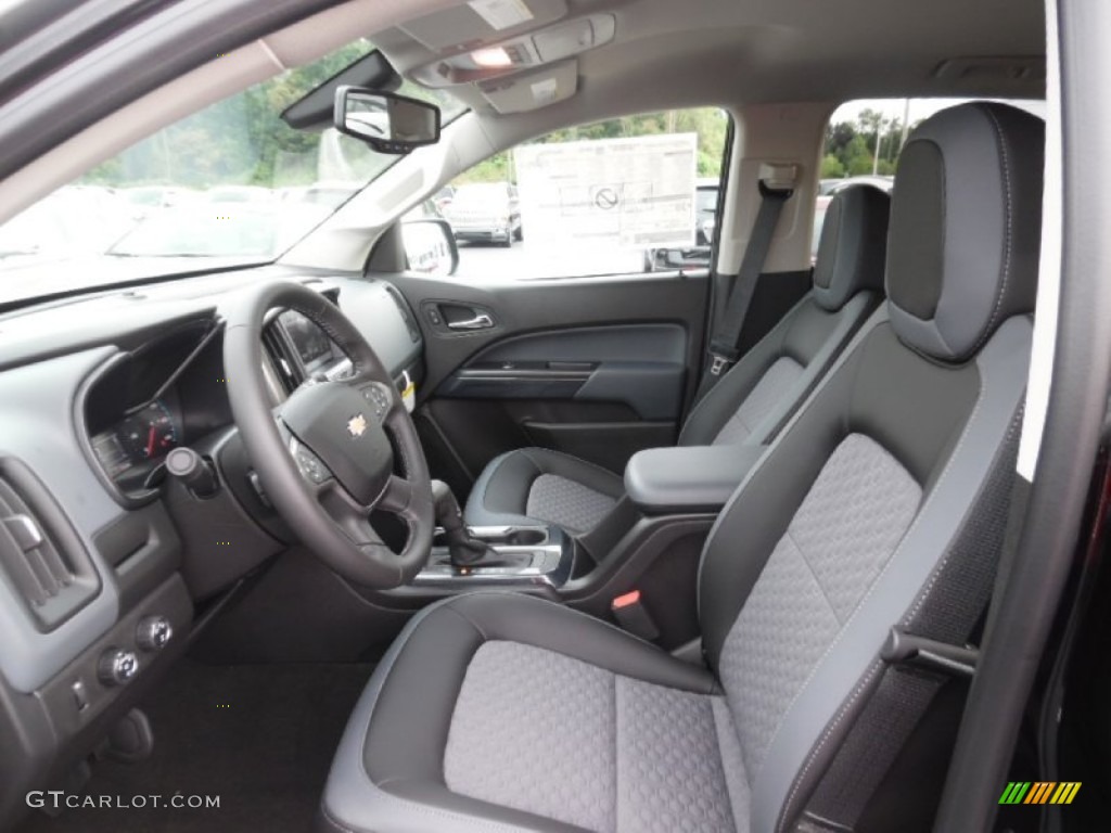 Jet Black Interior 2016 Chevrolet Colorado Z71 Crew Cab 4x4 Photo #106186735