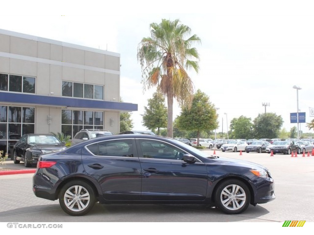 2013 ILX 2.0L - Fathom Blue Pearl / Ebony photo #8