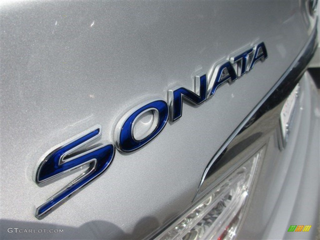 2015 Sonata Hybrid Limited - Starlight Silver / Gray photo #6