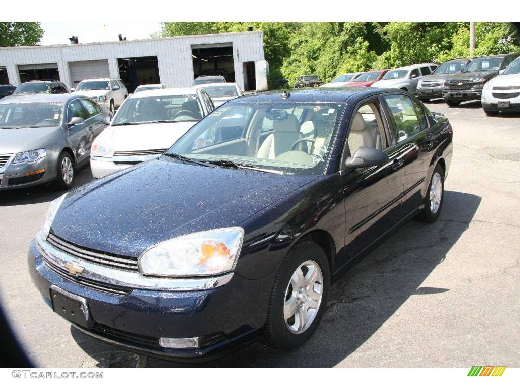 2005 Malibu LT V6 Sedan - Dark Blue Metallic / Neutral Beige photo #1