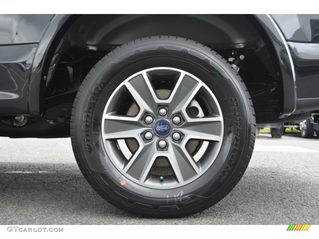 2015 F150 XLT SuperCrew - Tuxedo Black Metallic / Black photo #5
