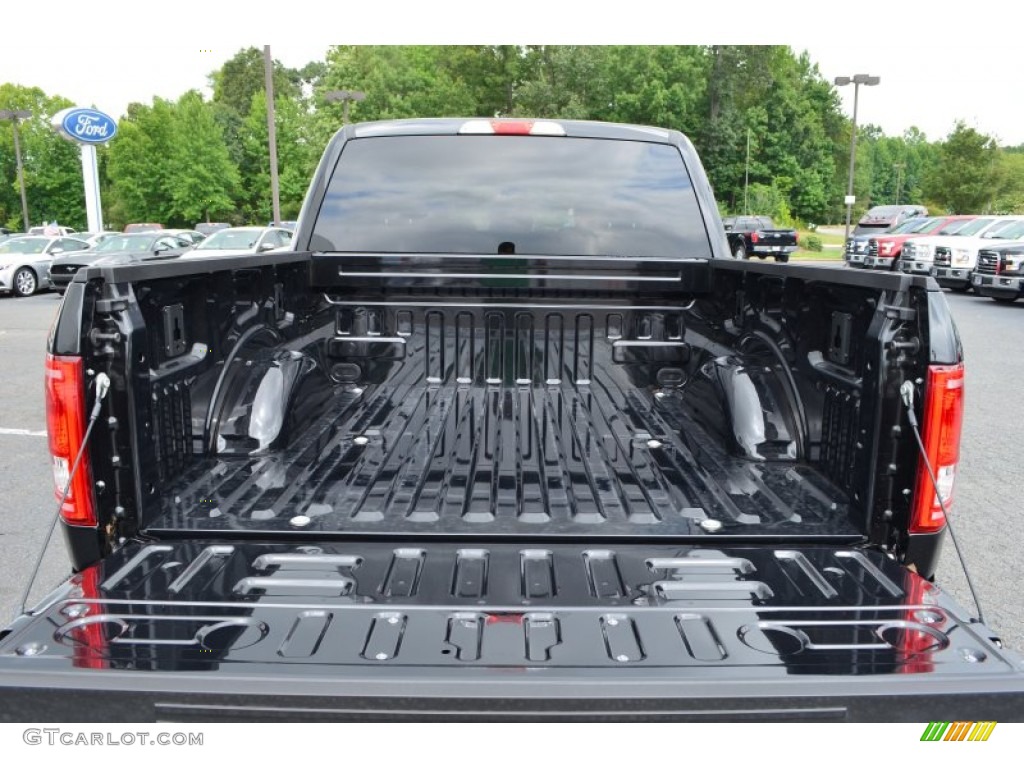 2015 F150 XLT SuperCrew - Tuxedo Black Metallic / Black photo #7