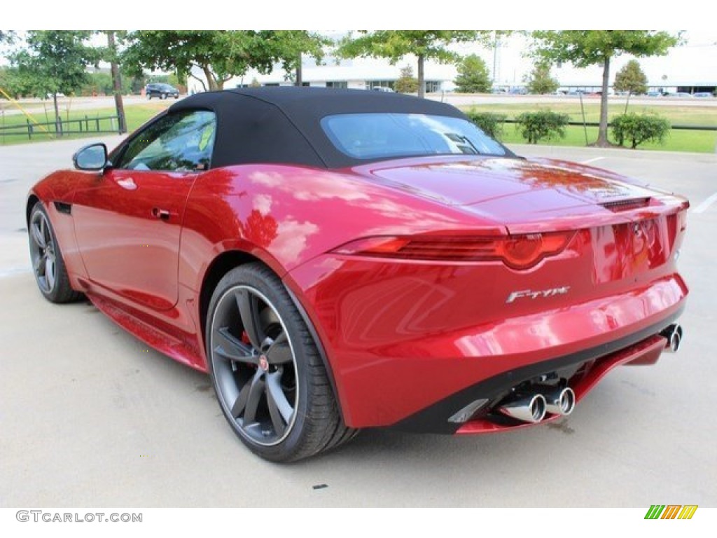 Italian Racing Red Metallic 2016 Jaguar F-TYPE R Convertible Exterior Photo #106195264