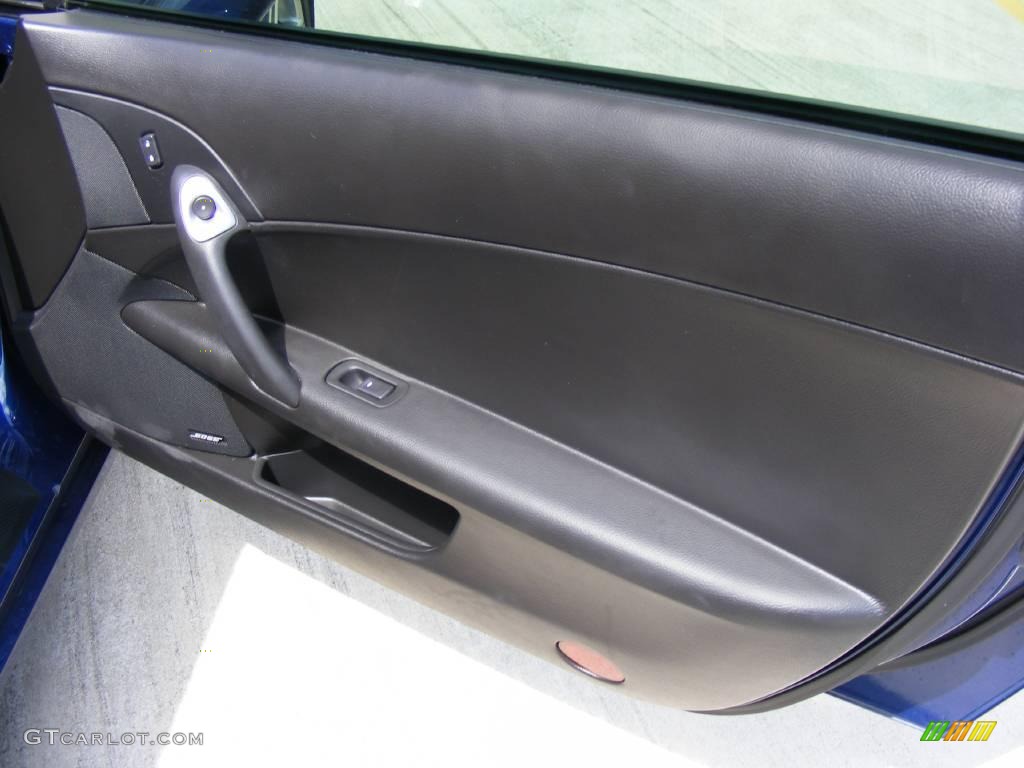 2007 Chevrolet Corvette Z06 Ebony Door Panel Photo #10619736