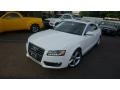 2010 Ibis White Audi A5 2.0T quattro Coupe  photo #1