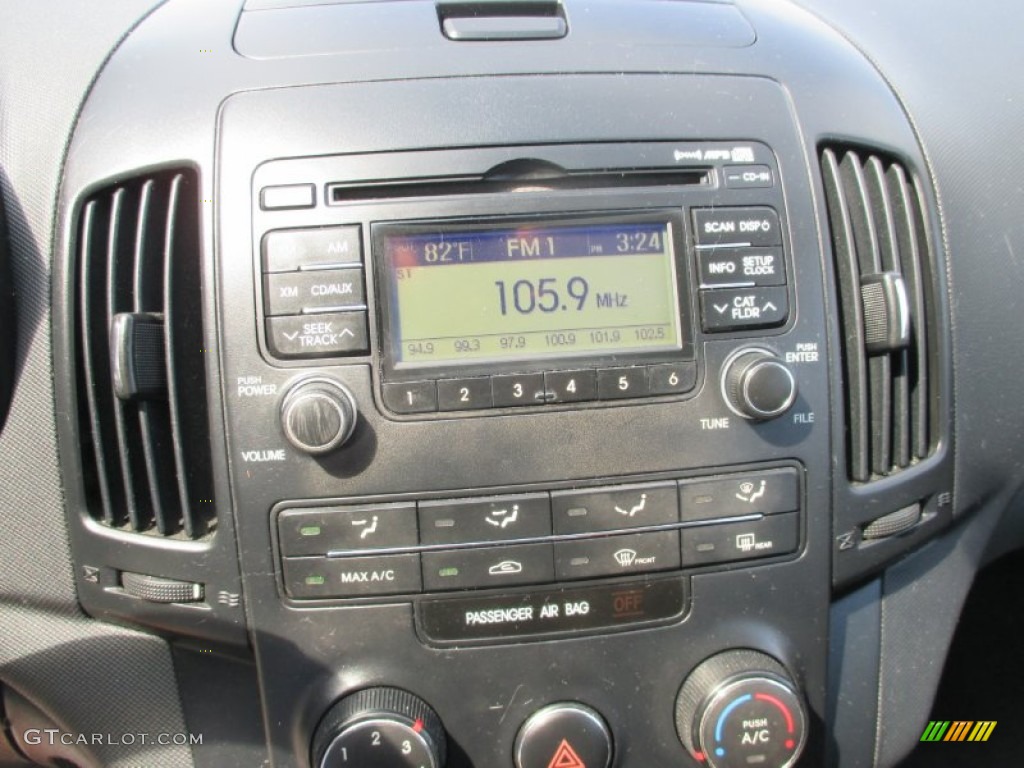 2012 Elantra SE Touring - Black Noir Pearl / Black photo #15