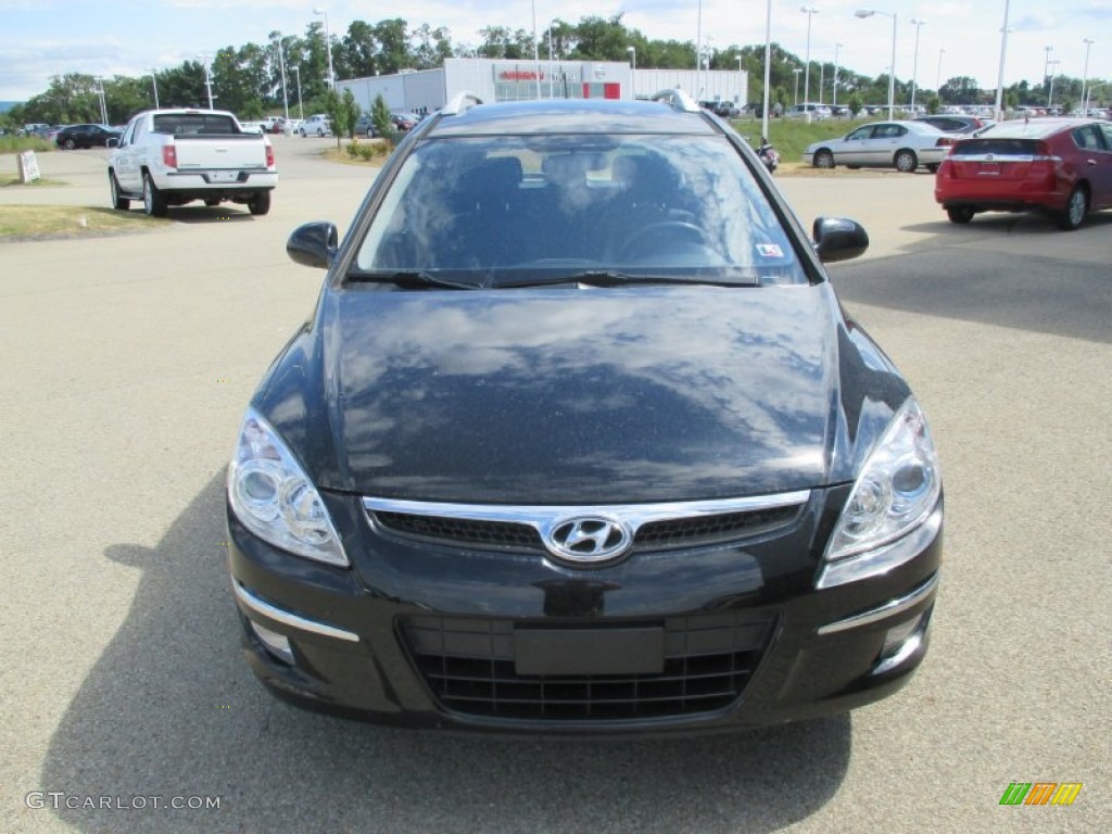 2012 Elantra SE Touring - Black Noir Pearl / Black photo #19