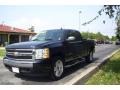 2007 Black Chevrolet Silverado 1500 LT Extended Cab  photo #3