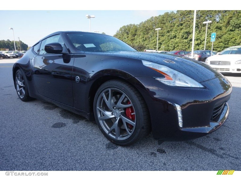 Magnetic Black 2016 Nissan 370Z Sport Coupe Exterior Photo #106198339