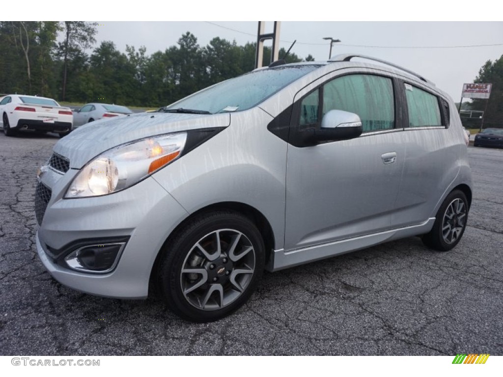 Silver Ice 2015 Chevrolet Spark LT Exterior Photo #106198579